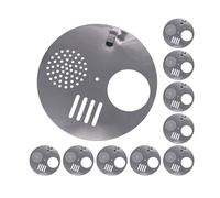 Nucelit Piatto rotondo per accesso apiario, 12 cm, in acciaio inox, robusto accesso per colonie per giardinieri, accessori per apicoltori
