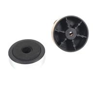 Nucelit Piedini isolanti per amplificatori per apparecchiature desktop, riduzione della base in schiuma con foro centrale per un facile montaggio Piedi amplificatori Piedi Hifi Isolamento Pad