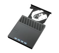 Nucelit Porta Unità disco esterne USB3.0 Tipo C ROM Masterizzatori Riscrittura con porte USB Lettore di dischi portatile Unità esterne Disco multifunzione