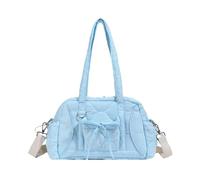 Nucelit Pratica borsa impermeabile da donnaCon aggiunta di piega staccabile Esempio di spazio spazio Poliammide permanente per il trasporto richiede una sottile borsa passeggero., Azzurro