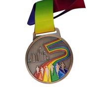 Nucelit Premio premio di sport della scuola della competizione di sport delle medaglie del metallo con il nastro per le medaglie commemorative di sport della competizione