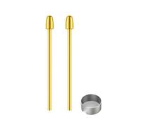 Nucelit Punta di ricambio per penna touch con clip in metallo, accessorio essenziale per Tab S7+, 8, 9, 23, Note 10/20, sostituisci la punta della matita sostituibile