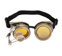 Nucelit Retro Steampunk Occhiali Occhiali Occhiali Da Sole Vintage Occhiali Da Sole Gotici Per Halloween Uomini Cosplay Steampunk Cosplay Halloween Regolabile Fascia Elastica Occhiali Da Sole Uomo