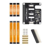 Nucelit Scheda di espansione PCle 2CH 16PIN Porta di collegamento facile integrazione nei progetti per gli appassionati di elettronica Sviluppatore PCle Extension