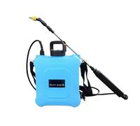 Nucelit Spruzzatore elettrico da giardino da 32 galloni con 6 ugelli e fonte ricaricabile da 2000 mAh per irrigazione, pulizia, manutenzione, spruzzatore per piante
