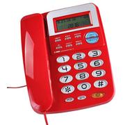 Nucelit Telefono commerciale Con Chiamata e Chiamata Display Codice Locale 5Digit 24Ring Toni Allarme Funzione Multiplo Chiamata Memoria di Archiviazione