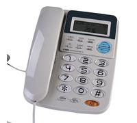 Nucelit Telefono commerciale Con Chiamata e Chiamata Display Codice Locale 5Digit 24Ring Toni Allarme Funzione Multiplo Chiamata Memoria di Archiviazione