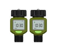 Nucelit Timer automatico dell'acqua Timer per tubo flessibile per irrigazione Ampio display LCD Regolatore spruzzatore programmabile per uso esterno Irrigatore programmabile
