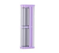 Nucelit Transparents 6 Sezione 21700 Batteria Powerbanks con Display Digitale e Funzione Luce Campeggio per Avventure All'Aperto Alimentazione di Crisi
