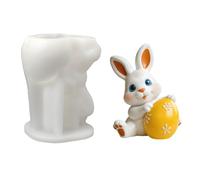 Nucelit Uova di Pasqua in silicone robusto, multiuso, per progetti tra cui sapone e cerotti che fanno silicone