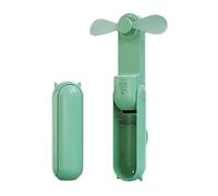 Nucelit Ventilatore portatile pieghevole portatile a batteria 10+ore di lavoro USB ricaricabile borse pacchetto di raffreddamento per le donne