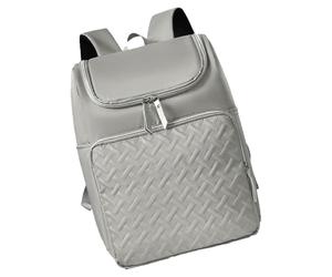 Nucelit Zaino isolato per cibo grande borsa madre zaino per pannolini resistente all'acqua per bambini borsa organizer essenziale borsa a tenuta stagna, grigio, Medium