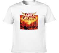 Nuclear Assault Game Over Trash Metal Band Men's Fashion T Shirt White XXL