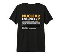 Nuclear Engineer Definition Noun - Funny Nuclear Engineering Maglietta Premium