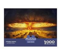 Nuclear Explosion-Mushroom CloudThe Puzzle in Legno Impermeabile DIY Puzzle Da 1000 Pezzi Per Adulti Impossibili Puzzle Per Adulti Giochi Di Puzzle Impegnativi