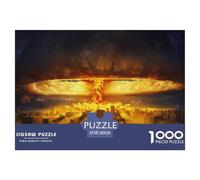 Nuclear Explosion-Mushroom CloudThe Puzzle in Legno Impermeabile Puzzle Da 1000 Pezzi Per Adulti Impossibili Puzzle Per Adulti Giochi Educativi
