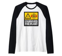 Nuclear Power Plant Worker I Survived The Plant Maglia con Maniche Raglan