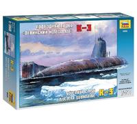 Nuclear Submarine K-3 1:350 Plastic Model Kit ZVEZDA