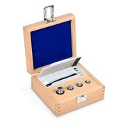 Nucleo - 304 - 02 - Set di pesi E1, 1 G - 50 G Acciaio inossidabile, in legno di alta qualità - 304 - 02