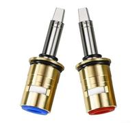 Nucleo della valvola del rubinetto, per Chicago Hot Cold Set di ricambio a lunga durata Chip Tap Parte di riparazione facile da installare in ottone