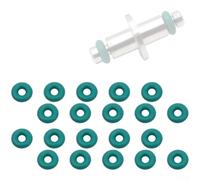 Nucleo della valvola di immersione subacquea per Bcd e manometro Gruppo tubo ad alta pressione con O-ring Materiale in gomma di lunga durata 9 mm diametro esterno (F)