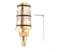 Nucleo della valvola termostatica, valvola miscelatrice in ottone per vasca da bagno e doccia, valvola miscelatrice per rubinetto, compatibilità versatile