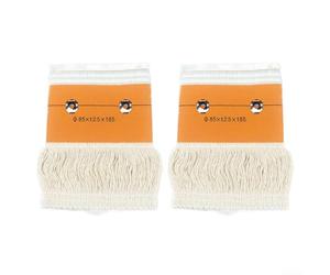 Nucleo di ricambio per stufa a petrolio, 2 pezzi, compatibile con riscaldatore a cherosene, lampada a olio, per una produzione di calore di lunga durata (85 x 2,5 x 185 mm)