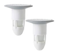 Nucleo Di Scarico A Pavimento Aggiornato 2PCS Scarafaggio Controllo Dei Parassiti Deodorante Scarico A Pavimento Core Cucina Bagno Wc Anti-odore Doccia Tappo Spina trappola(Upgrade-White)