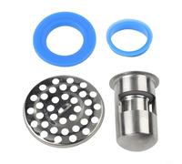 Nucleo di scarico del bagno realizzato in acciaio inossidabile 304 per un drenaggio ottimale e sigillato contro le cimici dei letti (piccola sezione corta)