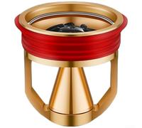 Nucleo magnetico in ottone per scarico a pavimento con tecnologia di tenuta | Per drenaggio rapido e prevenzione dei gas fognari, inserto in lega di rame, trappola ad alto flusso da 45 mm per oro nero