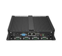 Nucleo per computer industriale senza ventola i3-3217U, mini PC senza ventola Windows XP 11 o Linux Ubuntu, Dual LAN, HD VGA, RS232/RS485 COM, 8 USB, accensione automatica, mini PC industriale, 8 GB
