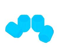 Nucleo Valvola Cappucci per valvole per pneumatici che si illuminano al buio, universale per auto, bici, moto, ruota per bicicletta, stelo dell'aria, parapolvere(Blue)