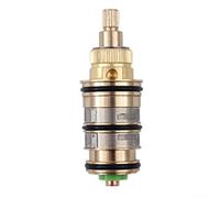 Nucleo valvola doccia, cartuccia rubinetto miscelatore, termostatico vasca, kit di riparazione termostato ricambio in ottone(H 1 valve core)