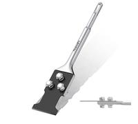 Nucraft Scalpello a spatola SDS-Plus, scalpello per piastrelle230 x 50mm, per la rimozione di adesivo per pavimenti, moquette, linoleum, adesivo per piastrelle, PVC, vernice