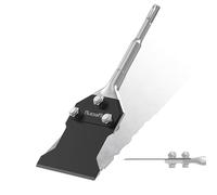 Nucraft Scalpello a spatola SDS-Plus, scalpello per piastrelle250 x 100mm, per la rimozione di adesivo per pavimenti, moquette, linoleum, adesivo per piastrelle, PVC, vernice