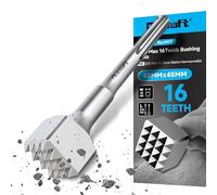 Nucraft SDS MAX - Scalpello elettrico a martello, 230 x 45 mm, con testa quadrata, 16 denti, SDS Plus, scalpello per superficie della parete, ponti, lastre di pietra