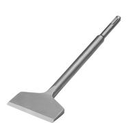 Nucraft SDS-Plus - Scalpello per piastrelle, 250 x 75 mm, curvato a 15°, per la rimozione di ceramica e piastrelle