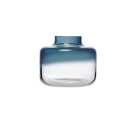 Nude Glass Magnolia, vaso basso in vetro blu 20 cm Magnolia, vaso basso in vetro blu 20 cm
