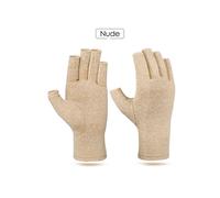 (nude-L)Guanti per artrite, guanti touch screen, guanti anti-artrite, guanti a compressione e dolore