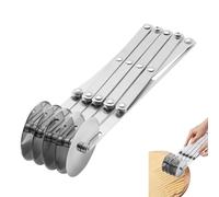 Nudelschneider-Multi-Blade in Stile Fisarmonica | Strumento da Cucina Facile da Usare in Acciaio per Lasagne-tagliatelle | Sezione a Mano | Macchina da Cucina di precisione per Piatti Fatti in