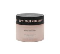 NUDESTIX Nudebody Peptide Crema per il corpo, 240 ml, crema per il corpo con 3% di AHA, peptidi e olio di cocco, idratante, levigante e rinnovante