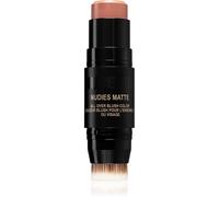 Nudestix Nudies Matte - stick makeup multifunzione per occhi, labbra e viso Nude Peach 7g