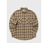 Nudie Jeans Julian Worker Shirt Check men Longsleeves brown in taglia:XL
