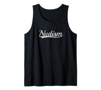 Nudism Vintage Inspired Throwback Style Varsity Classic Canotta