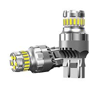 Nudiuhis 2PZ Car T20 7440 W21W LED Canbus Luci di Retromarcia 7443 LED Lampadina Segnale di Coda Freno Luci 6000K Lampada Super