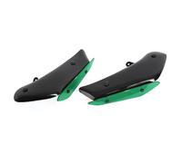 Nudo Spoiler Per YZF-R3 2019 2020 2021 2022 2023 Lato Del Motociclo Imbottiture Forza Spoiler Alette Anteriori Carenatura Laterale Aerodinamica Downforce Alettone Aerodinamico(Bright Black-green)