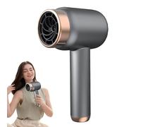Nudorpn Asciugacapelli portatile - Dispositivo per lo styling wireless,Asciugacapelli a tre livelli di velocità,Per hotel vacanze viaggio d'affari zaino palestra dormitorio