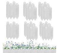 Nudorpn Bordo per letto di fiori, bordo del giardino - 10 x bordo per paesaggistico anti-roust | Scriva decorativa del giardino, barriera animale in blocco, palizzata vegetale per il