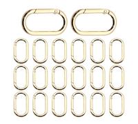 Nudorpn Clip Carabiner, Clip di Carabiner - Ganci a molla in lega di zinco | Forniture da campeggio portatili per uomini donne ragazzi ragazze giovani adolescenti atleti
