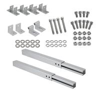 Nudorpn di supporto per pannello solare per il montaggio, supporto inclinabile con regolazione di 10 - 15 gradi per batterie, montaggio obliquo per pannelli di caricatore, uso in